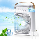 Portable Humidifier Air Cooler Mist Fan Mini Cooler for Home