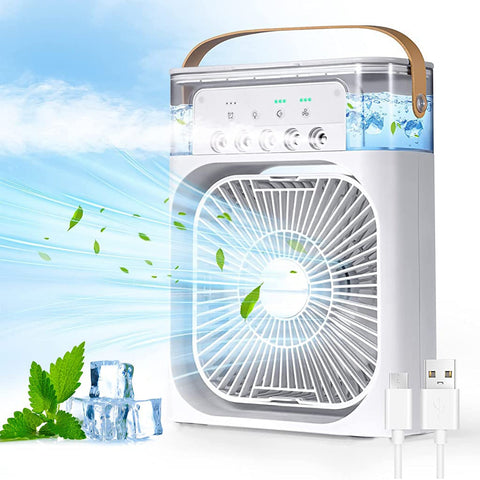 Portable Humidifier Air Cooler Mist Fan Mini Cooler for Home