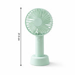 Portable handheld fan with battery included – lightweight & easy to carry
