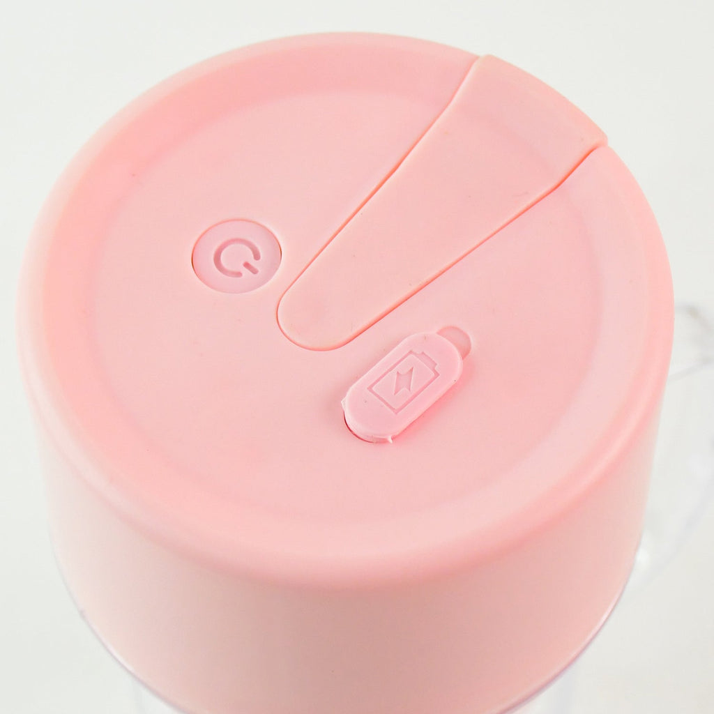 Portable usb rechargeable juicer with handle & straw - 420ml