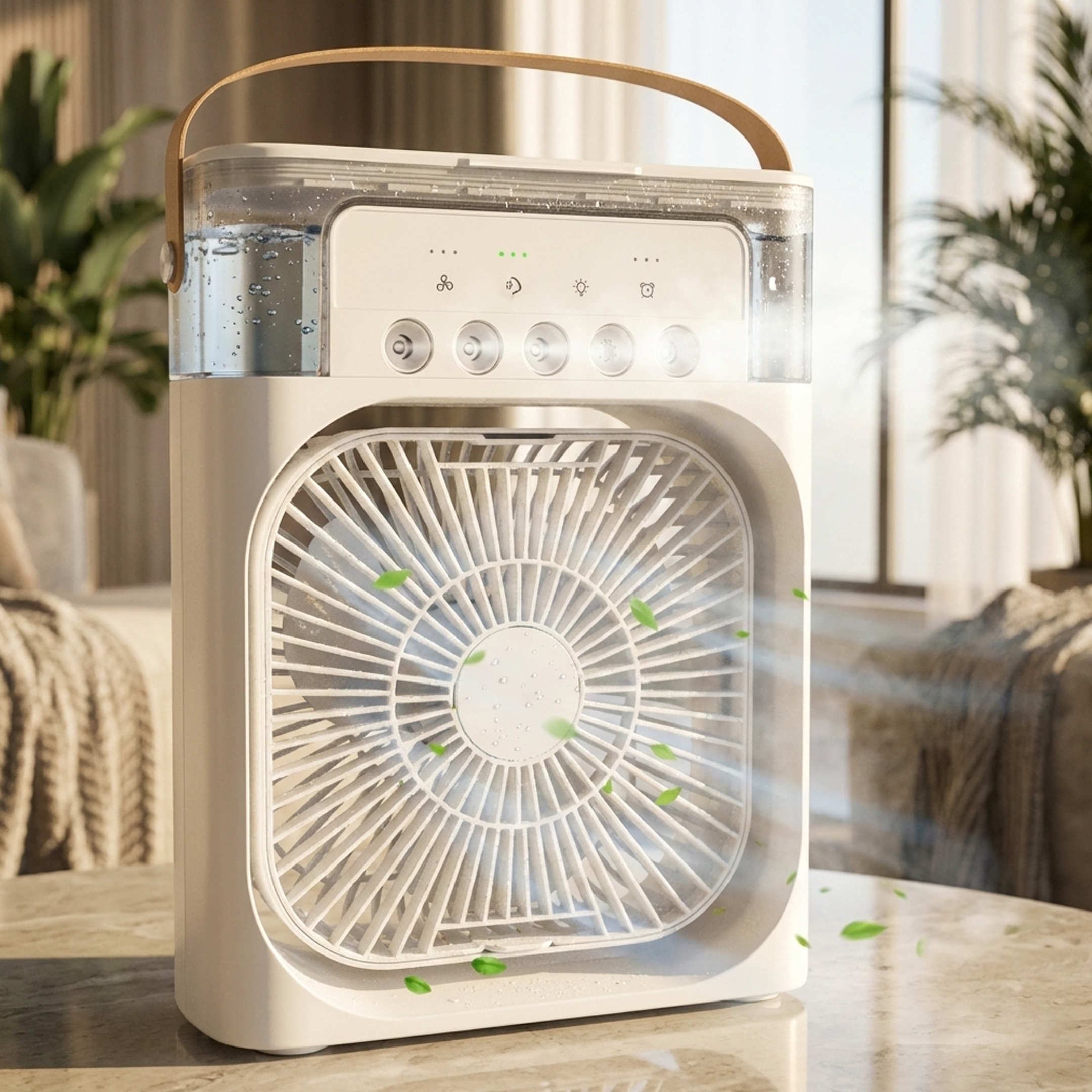 Portable Humidifier Air Cooler Mist Fan Mini Cooler for Home