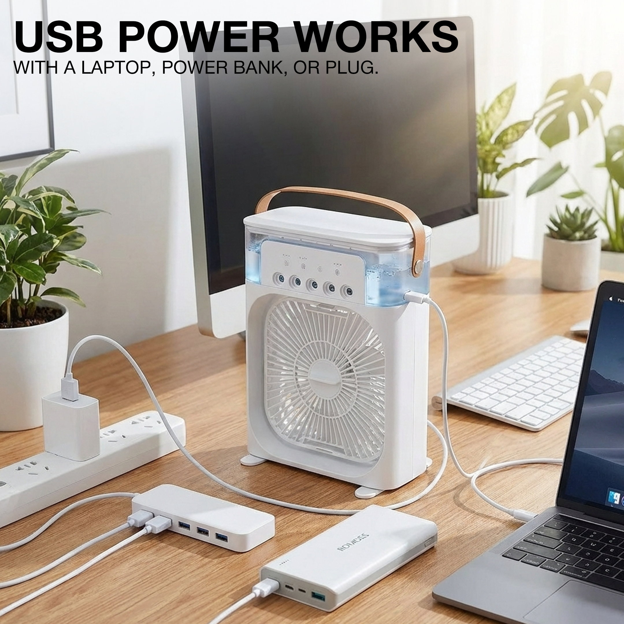 Portable Humidifier Air Cooler Mist Fan Mini Cooler for Home