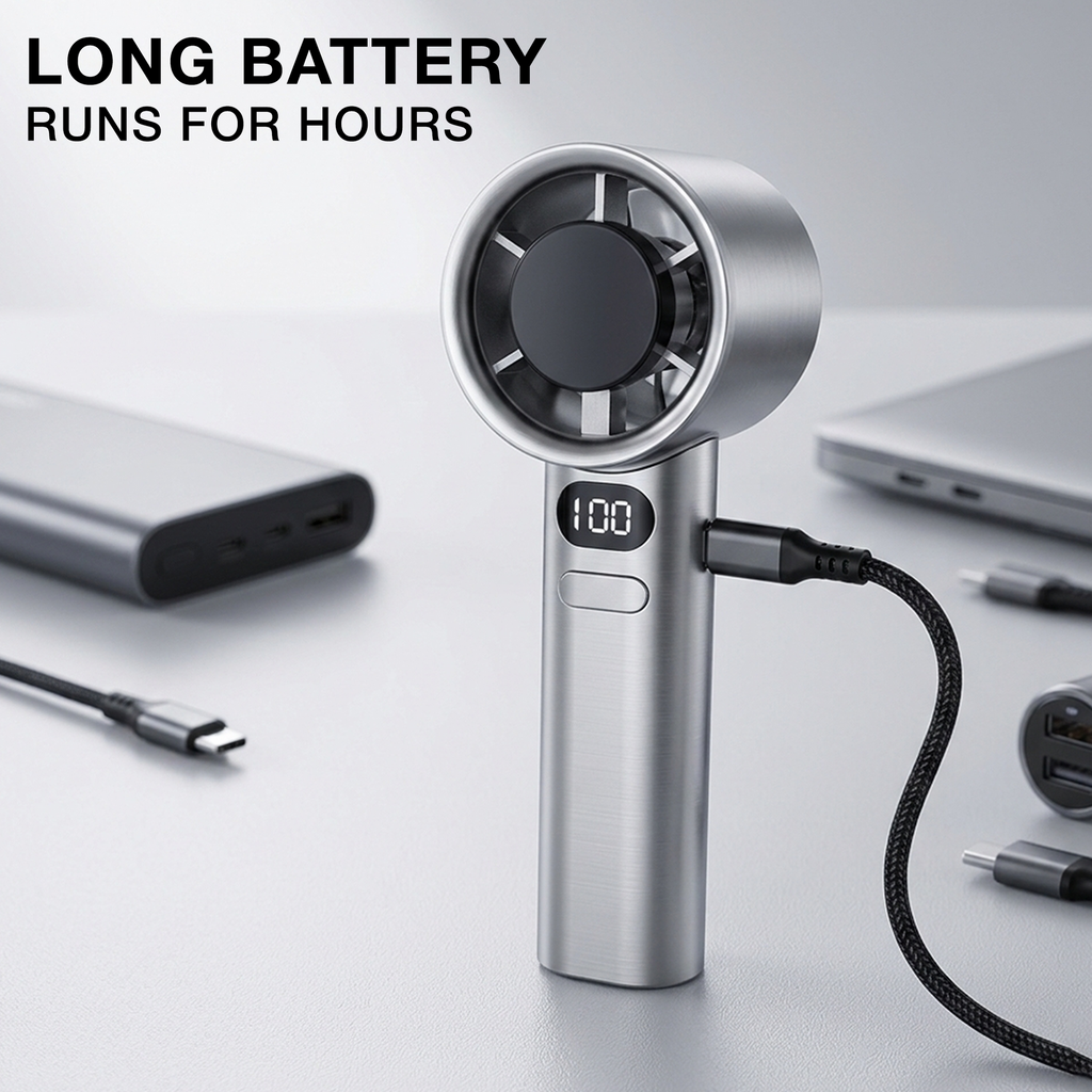 Trending Rechargeable Turbo Handheld Fan