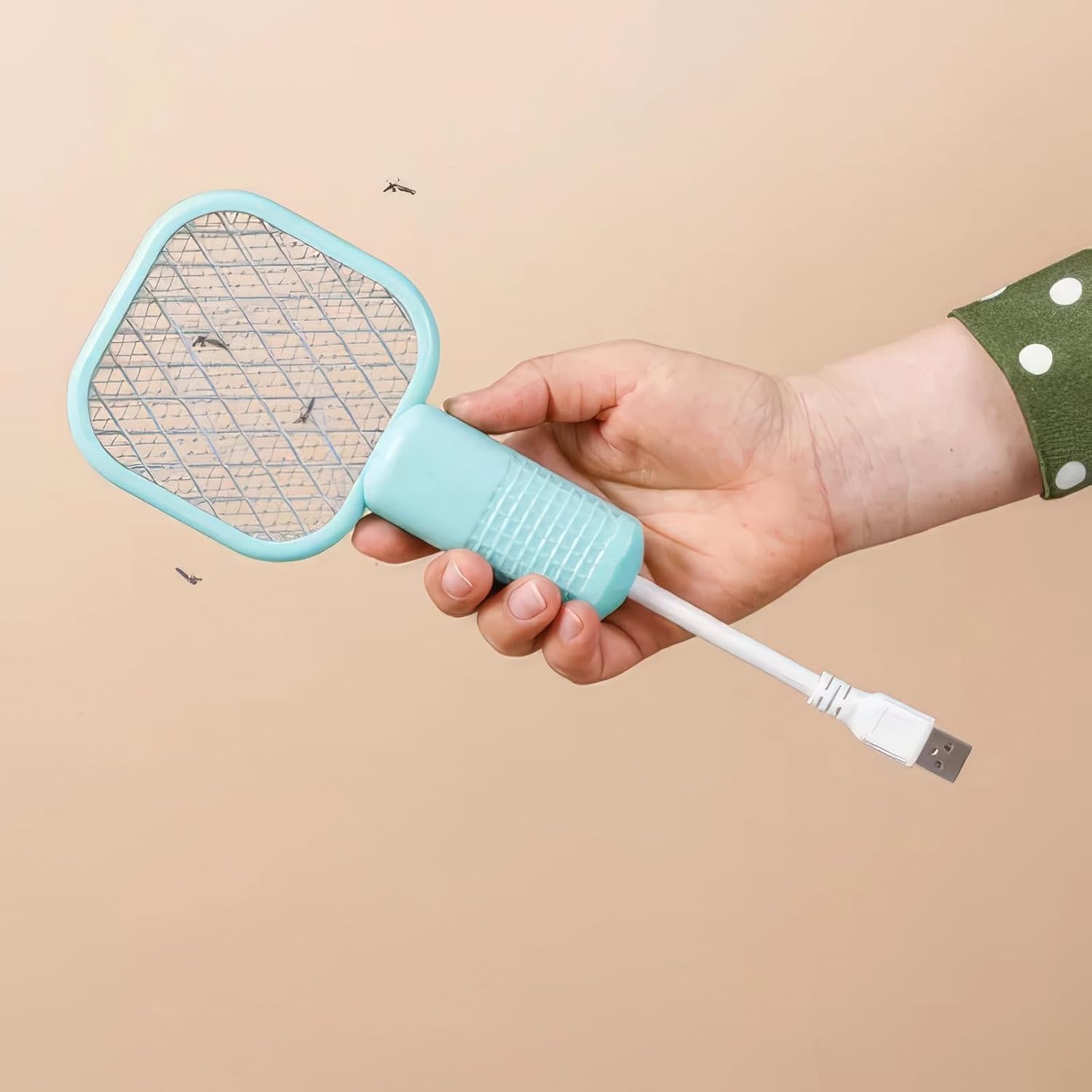 Electric Mosquito Swatter Racket Bat- USB & UV Light