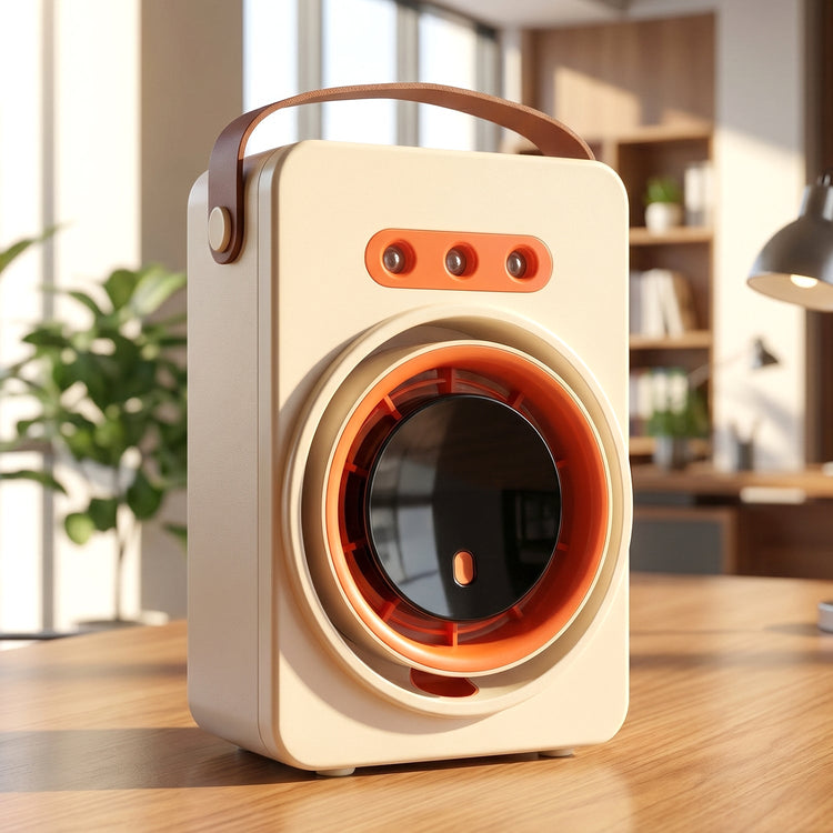 C2B Portable humidifying air cooling fan with display