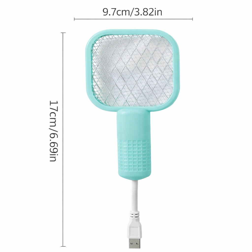 Electric Mosquito Swatter Racket Bat- USB & UV Light