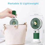 Mini Handheld Portable Fan- USB Rechargeable Personal Cooling Fan