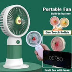 Mini Handheld Portable Fan- USB Rechargeable Personal Cooling Fan